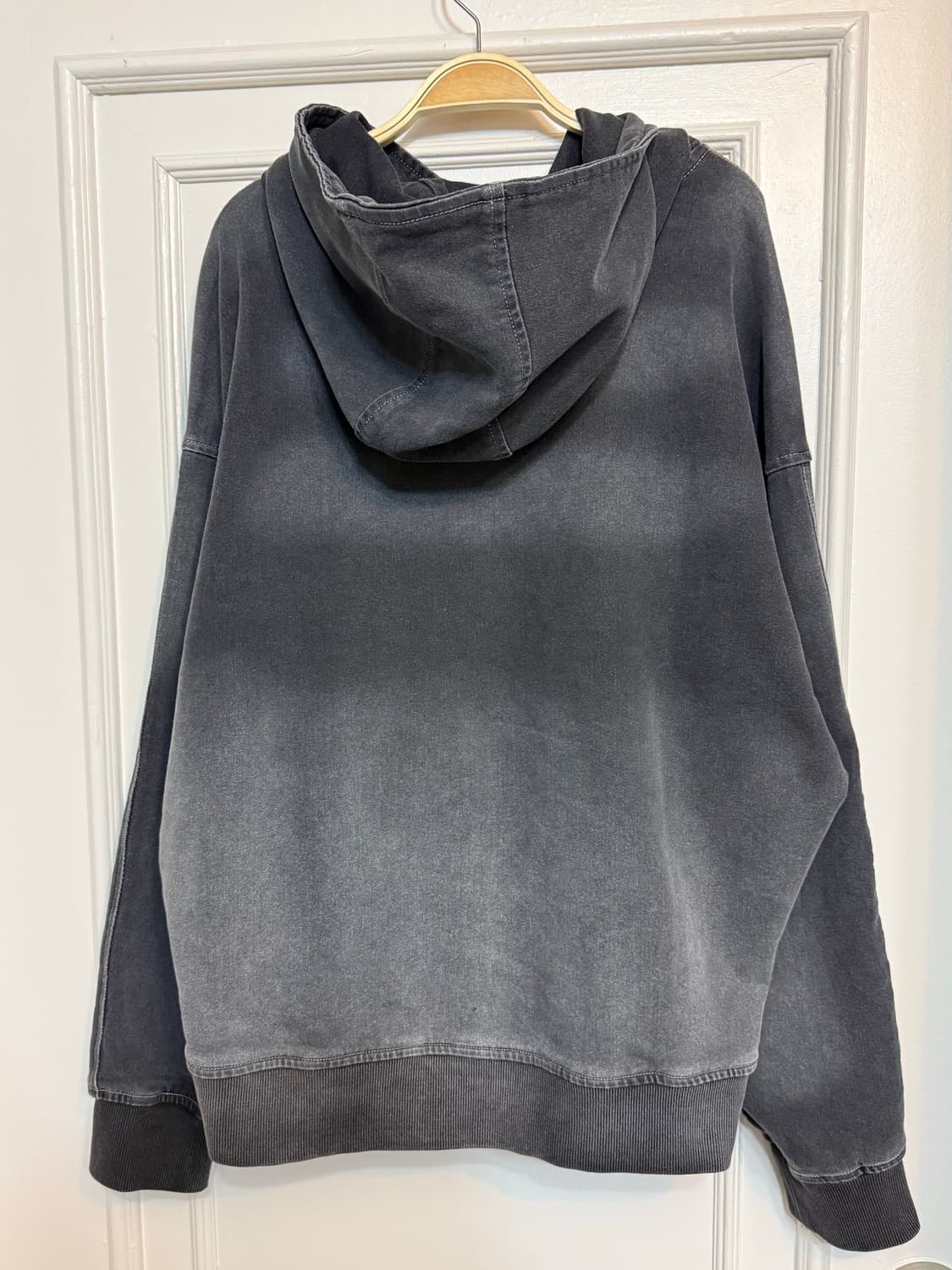 오아이오아이 헤리티지 데님 후드 블랙 상품이미지7