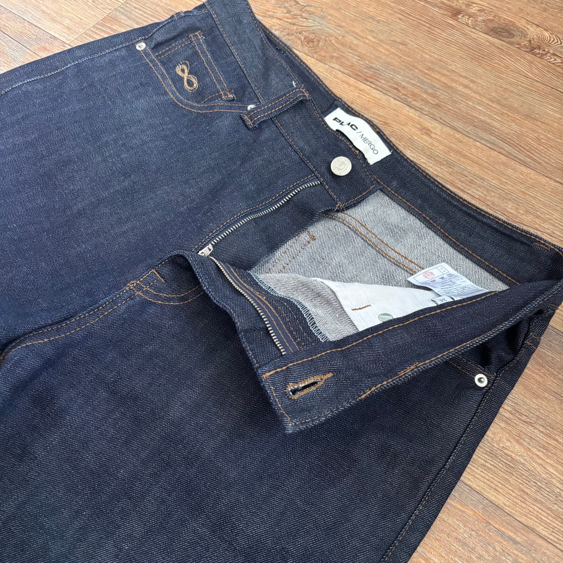플랙진 34 생지 데님 셀비지 청바지 MERGO  상품이미지5