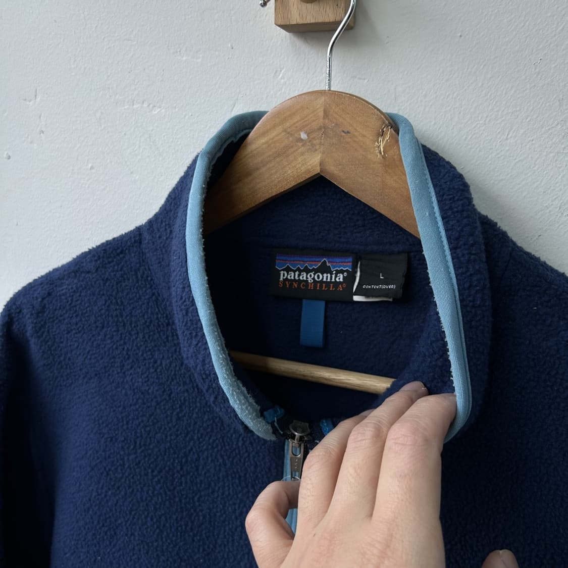 15554 - 90s 파타고니아 신칠라 플리스 풀오버 상품이미지3
