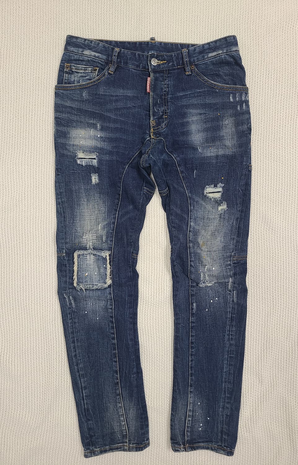 DSQUARED2 진청 디스트로이드 데님 팬츠 상품이미지1