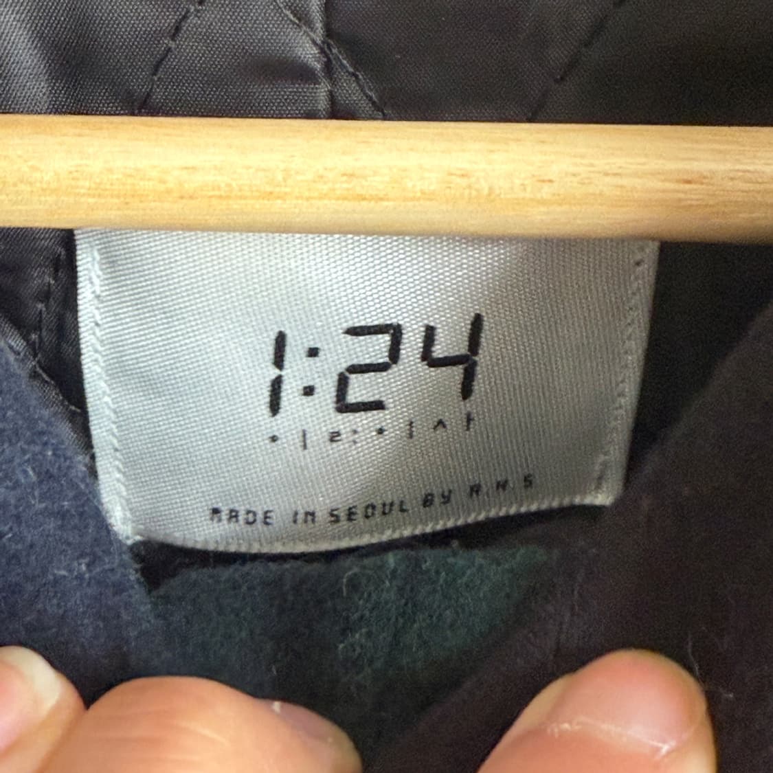 포키 후드 체크 코트 상품이미지5