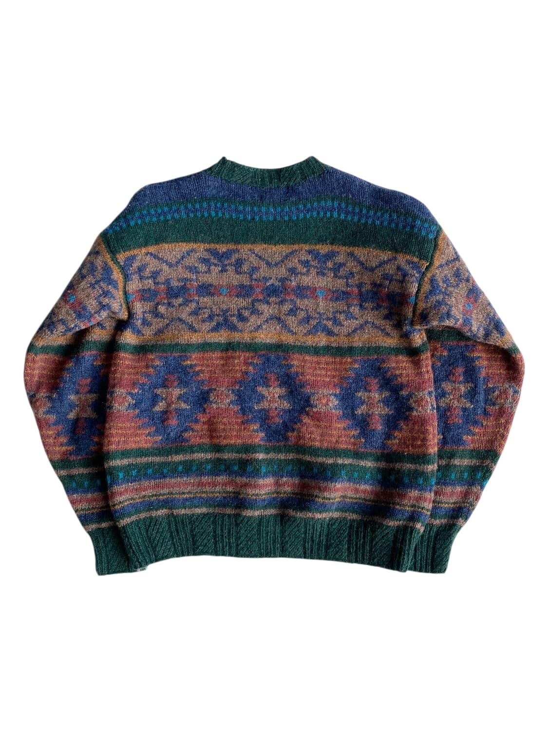 90's 울리치 핸드니트 네이티브 패턴 스웨터  상품이미지2