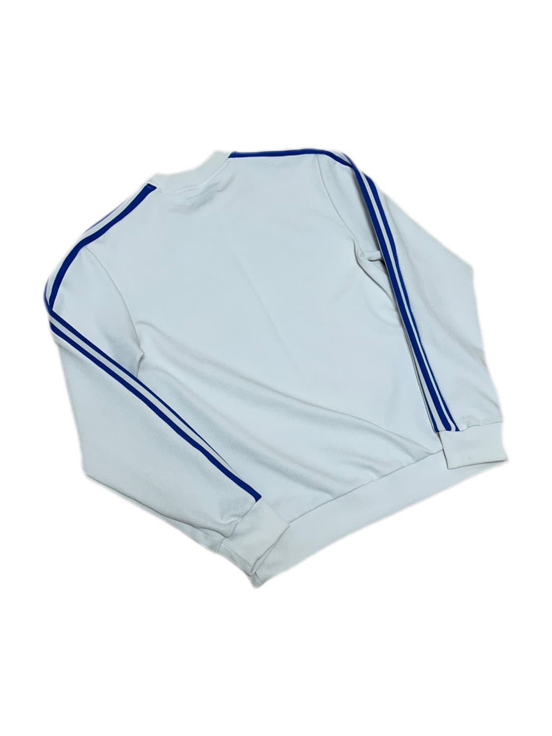 아디다스 화이트 블루 와플 맨투맨 상품이미지3