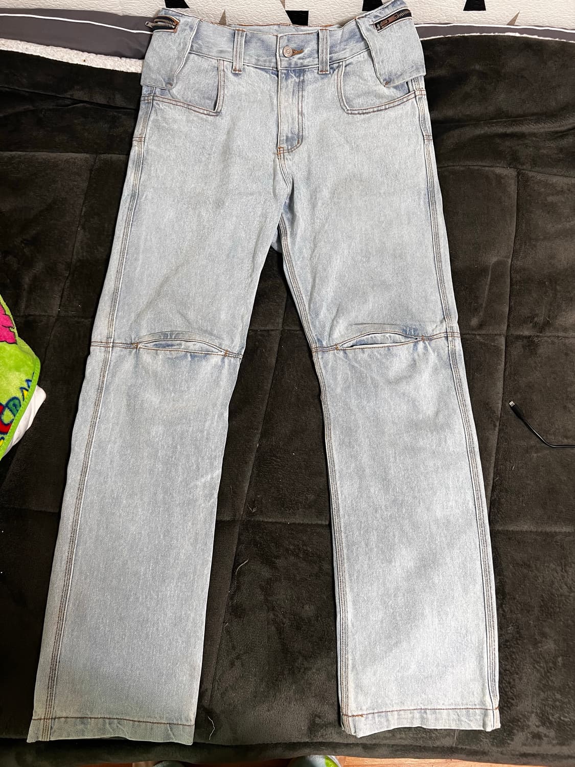 플라스틱프로덕트 bag팬츠 steel blue  M 상품이미지4