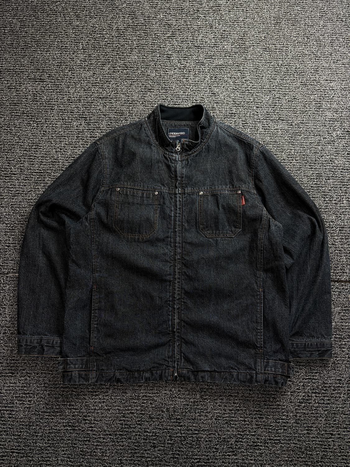 언더우드 오리지날 아메카지 데님 바이커 자켓 1563 상품이미지2