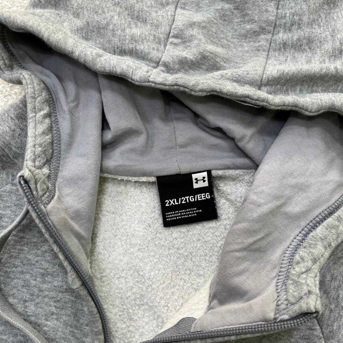 2XL 언더아머 후드 집업 자켓 0325M 상품이미지2