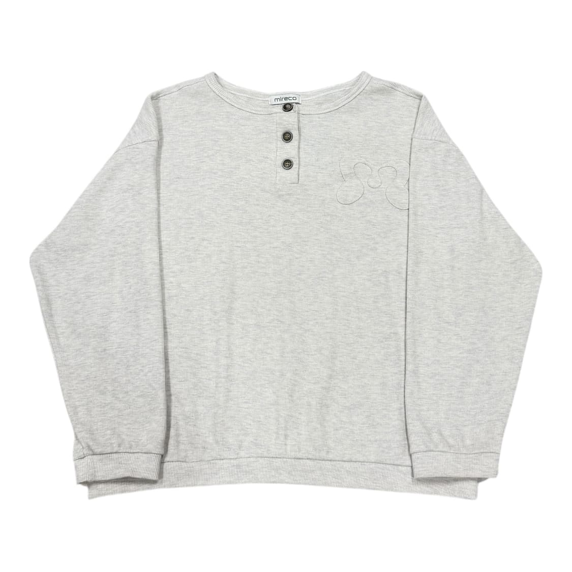 미레코 심볼 피그먼트 와플 긴팔티 상품이미지1