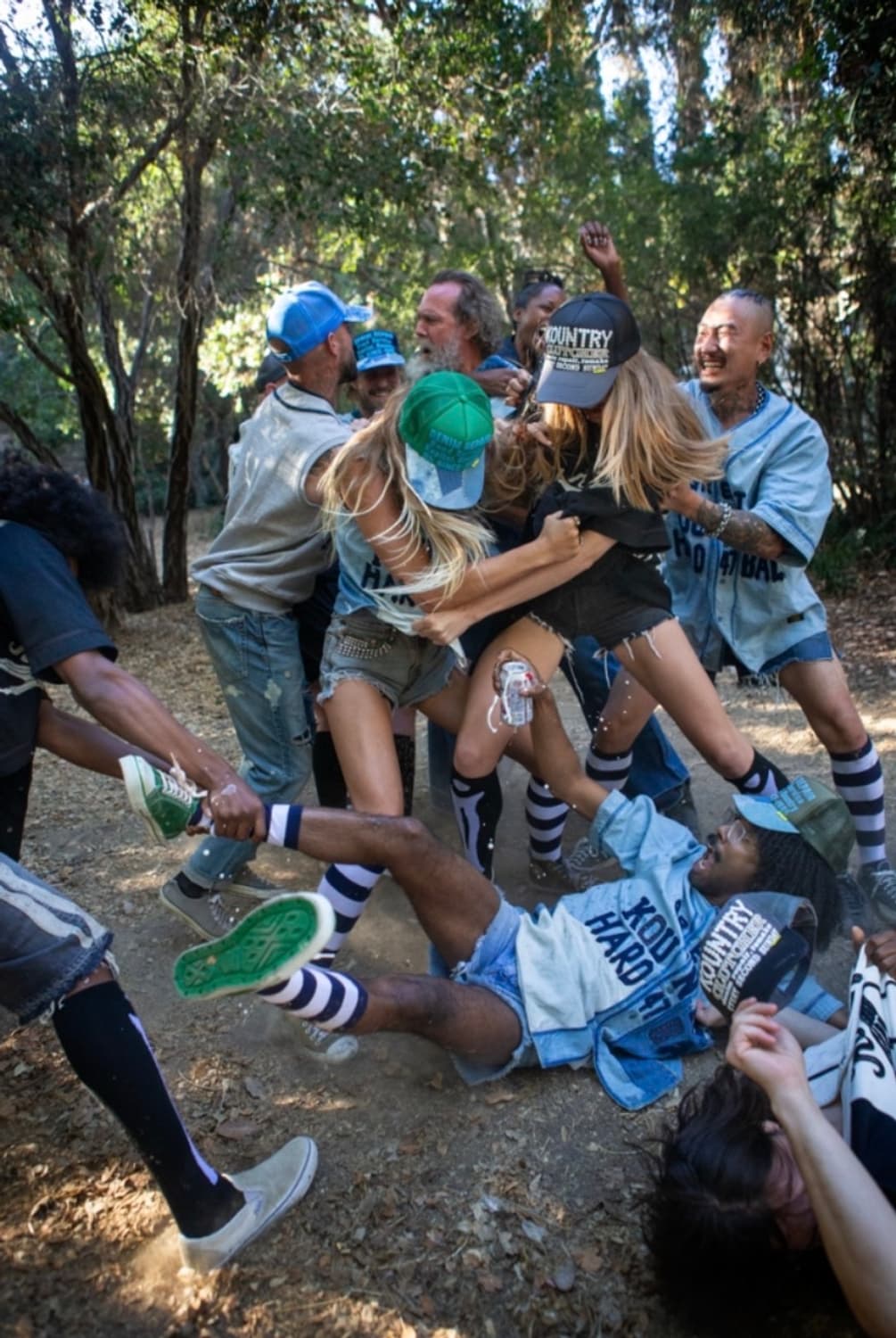 [4] 캐피탈 데님 그레이트 컨트리 데미지드 베이스볼 셔츠 인디고 상품이미지10