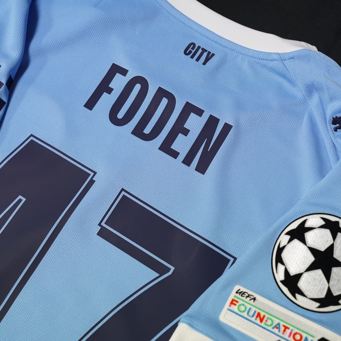 [해외 S~3XL] 25/26 맨시티 포든 챔스 홈 유니폼 상품이미지5