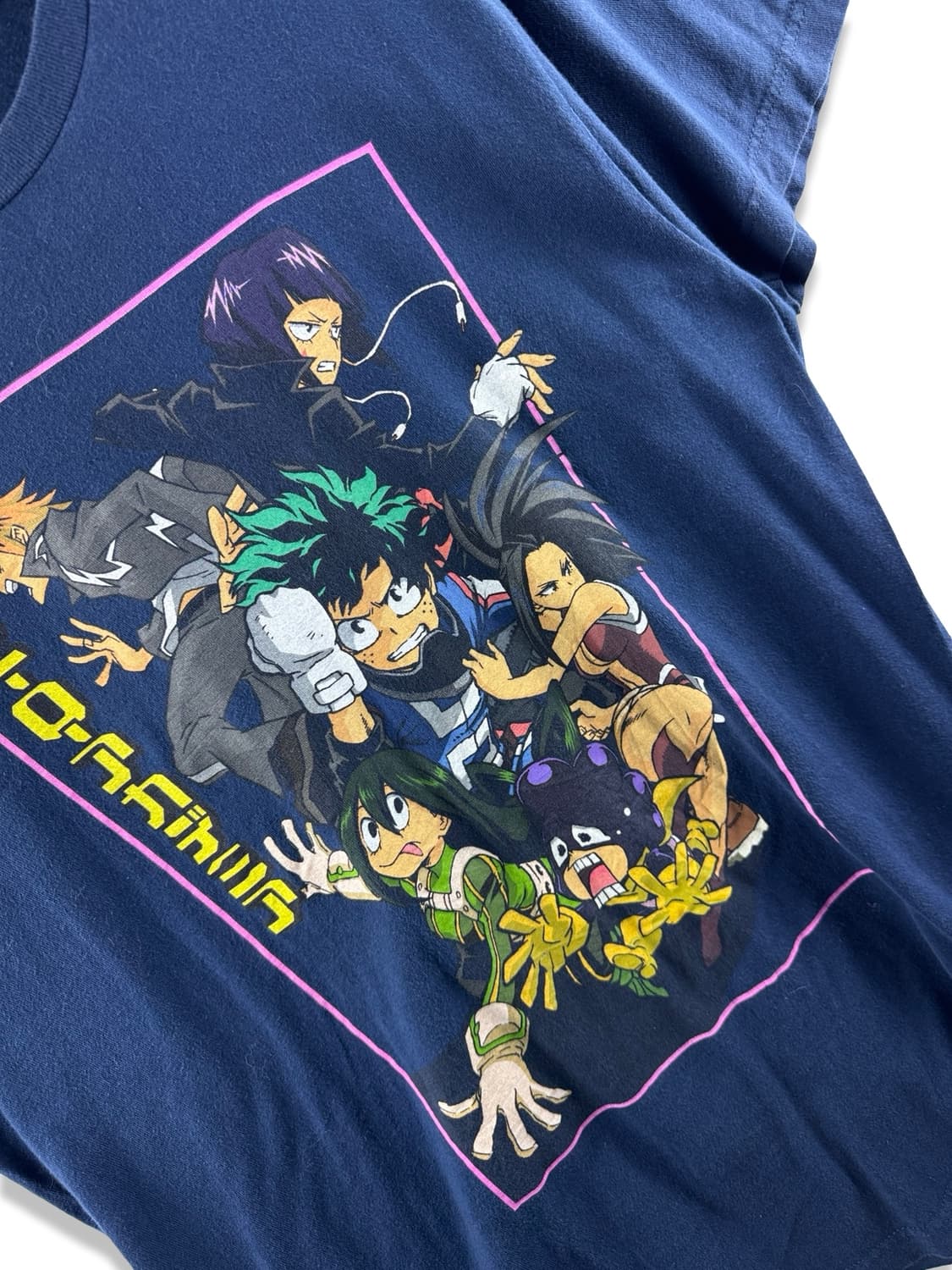 나히아 오피셜 네이비 그래픽 티셔츠2076 상품이미지3