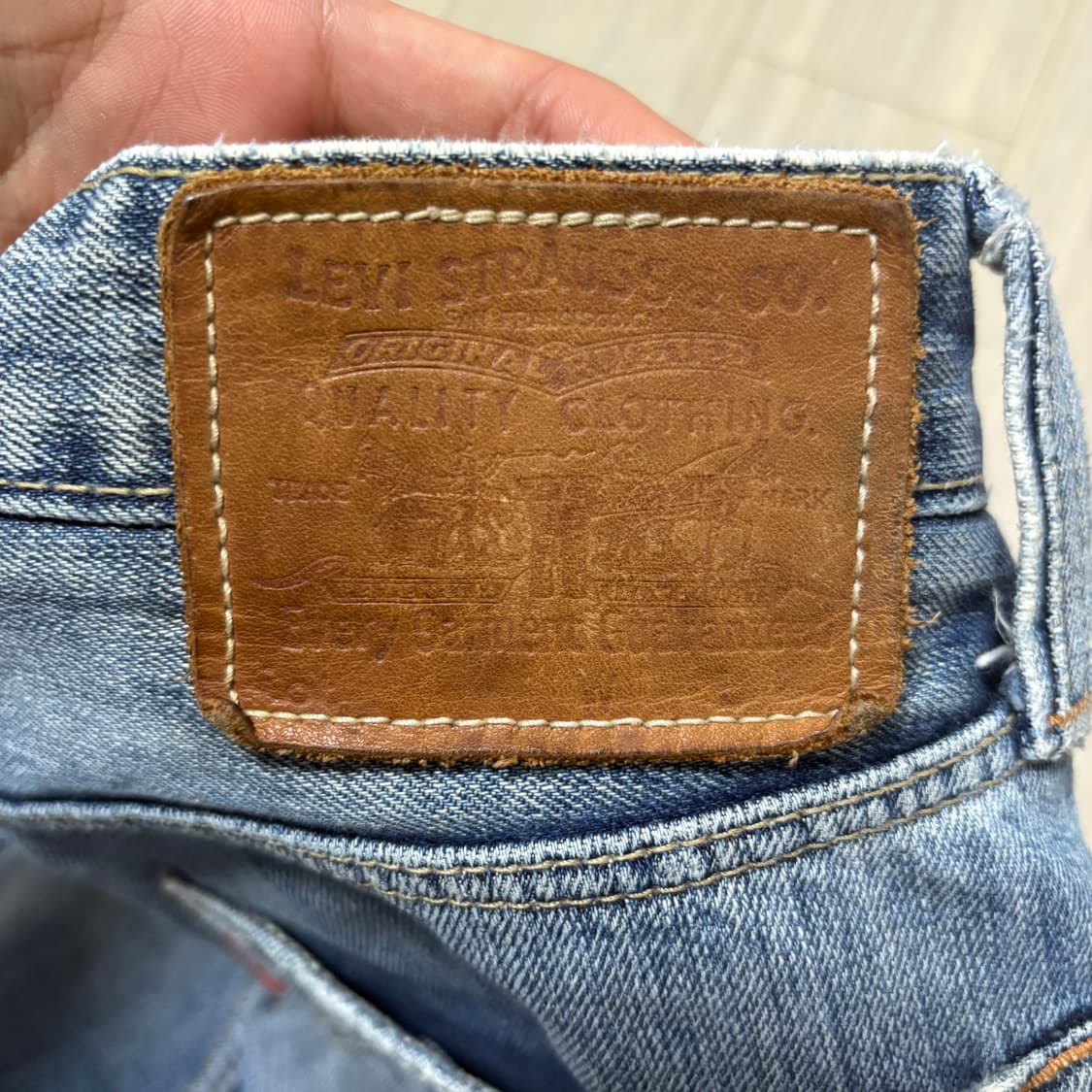 빈티지 리바이스 523 커스텀 진 데님 상품이미지10