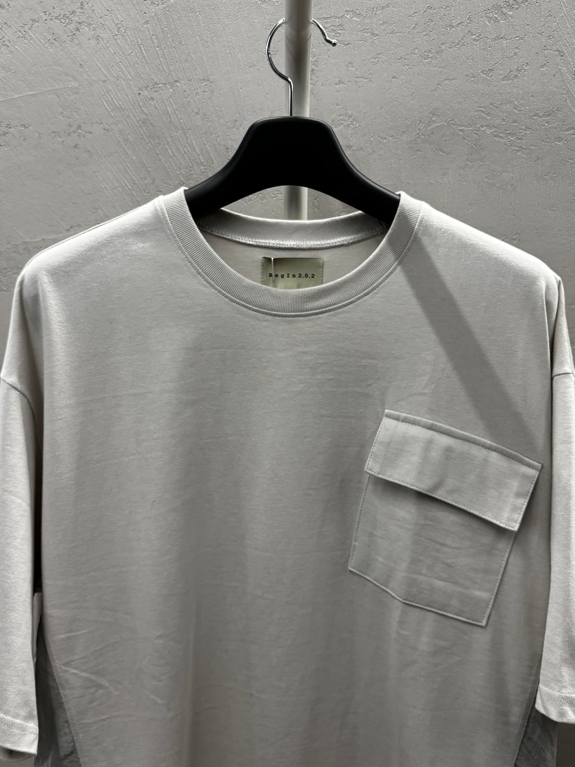 비긴202 나일론 패널 포켓 스트링 티셔츠  상품이미지3