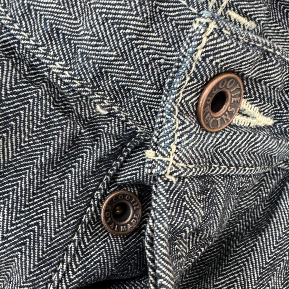 34 쿠티 프로덕션 헤링본 워크 팬츠 상품이미지8