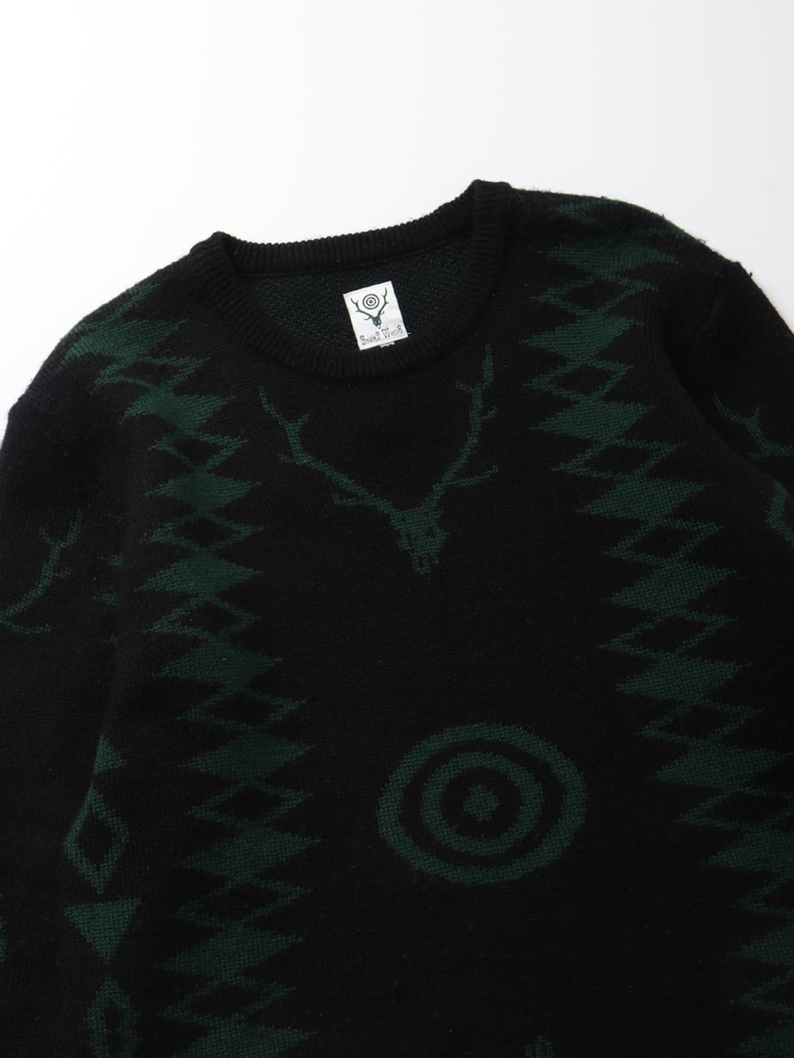 South2 West8 Skull & Target Wool Sweater 상품이미지3