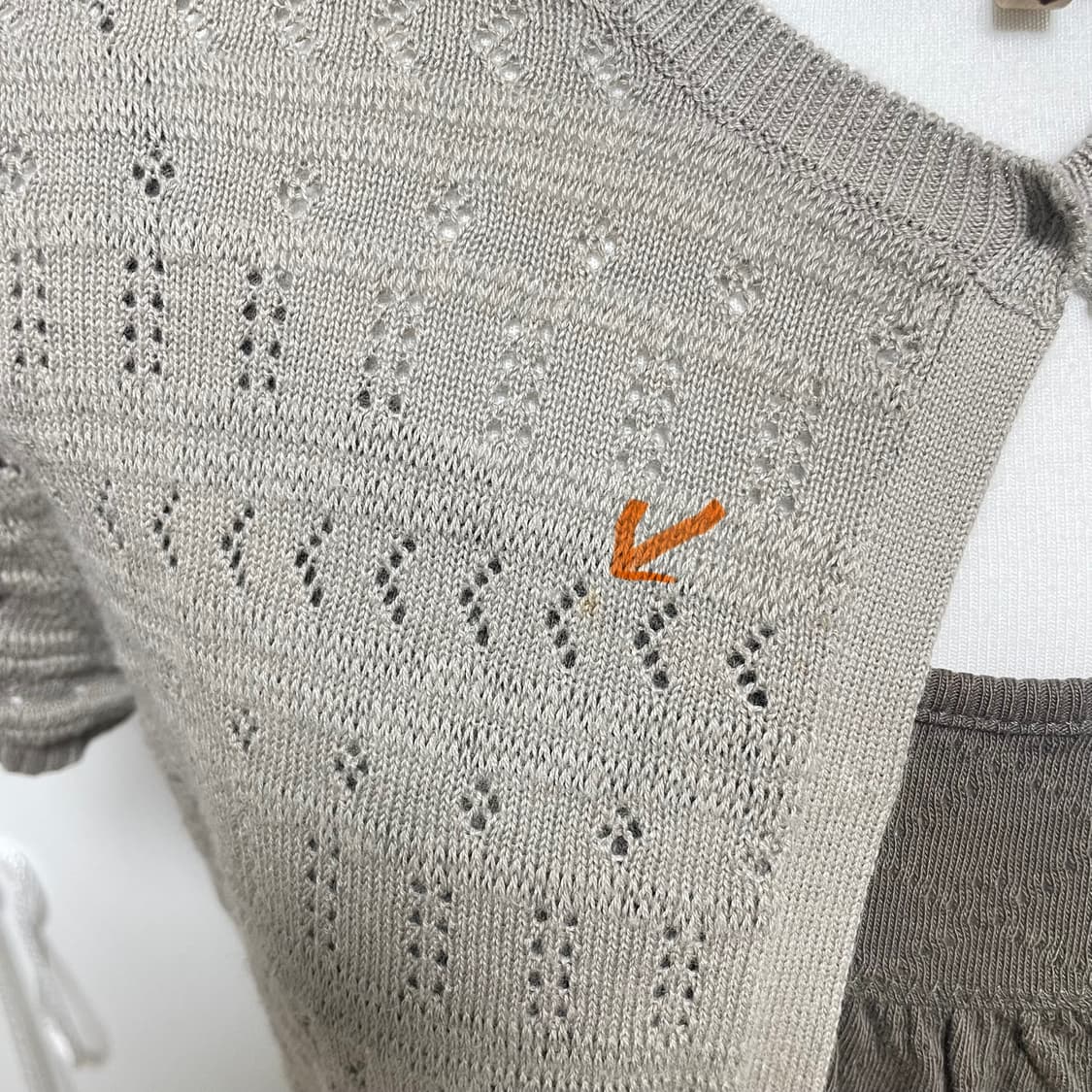 모리걸 베이지+카키 펀칭상의세트 상품이미지9