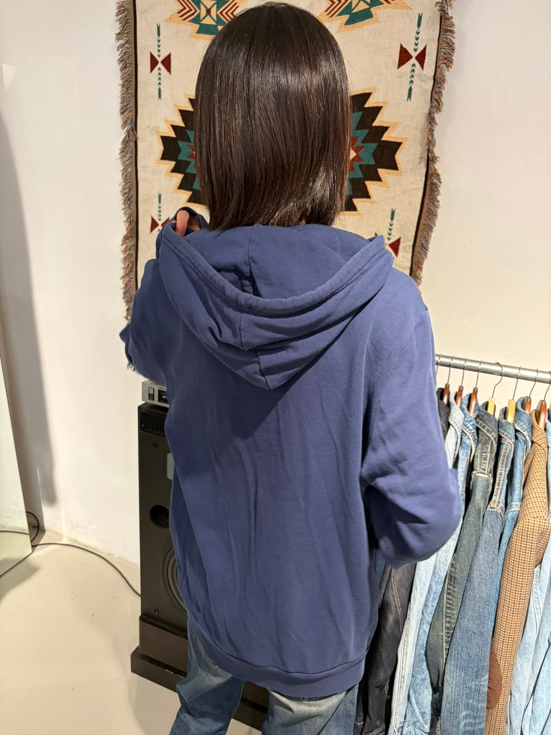 Levi's 빅로고 자수 후드 집업 상품이미지3