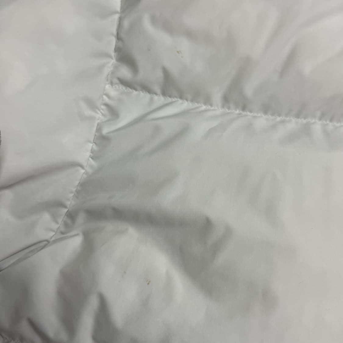 아디다스 화이트 삼선 후드 패딩 3XL 상품이미지7