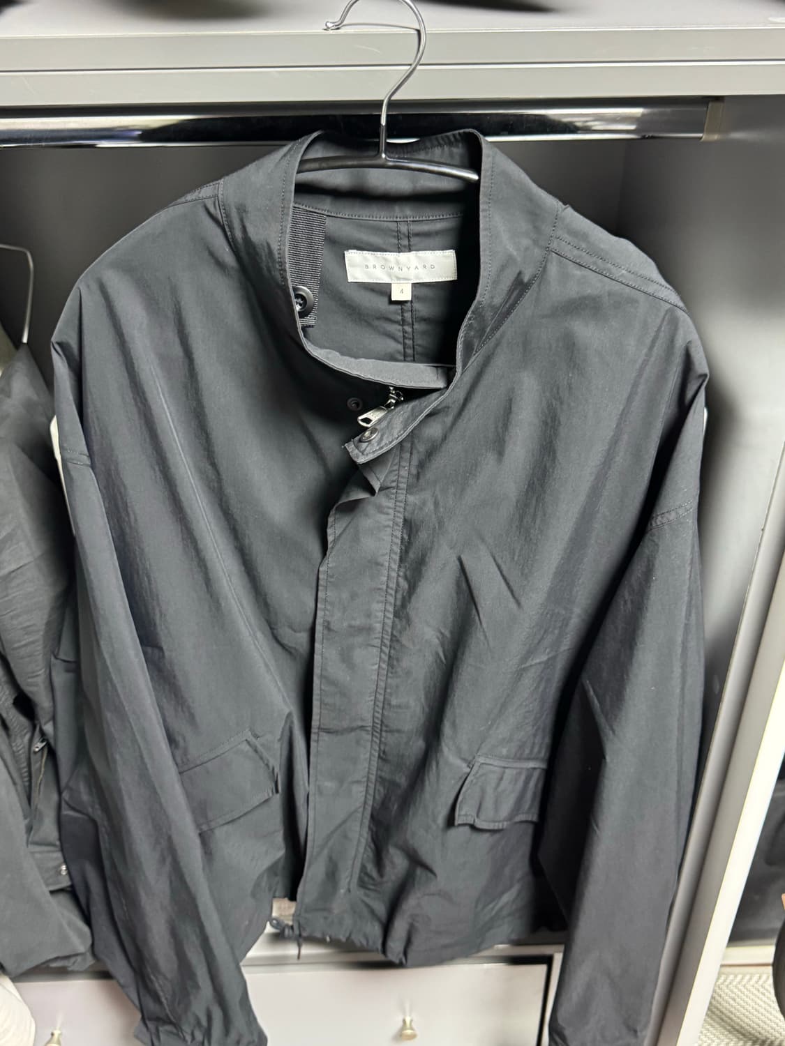 [4] 브라운야드 에센셜 숏 자켓 블랙 상품이미지2