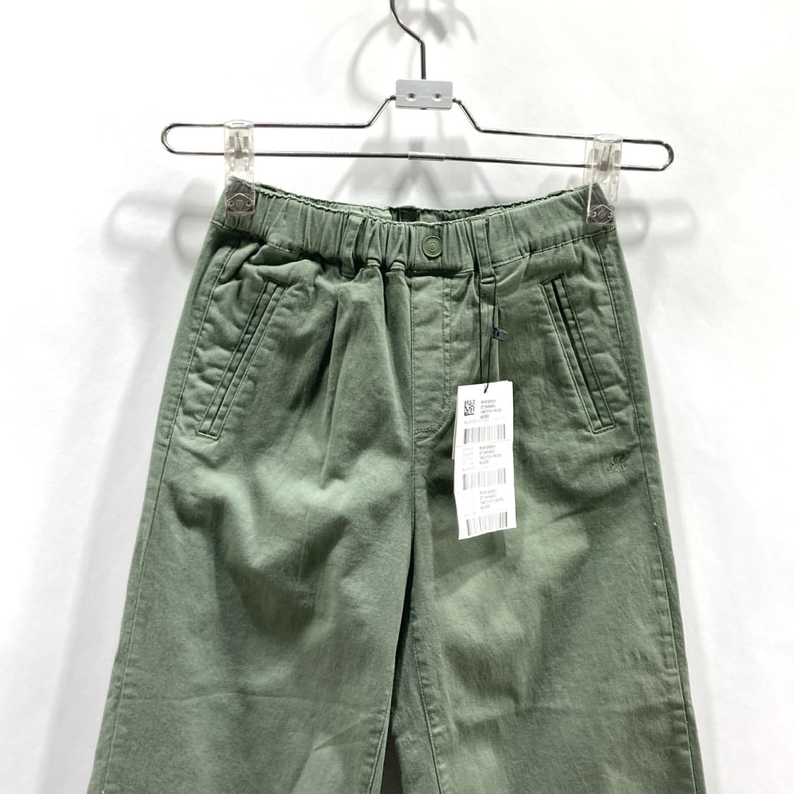 레노마 택새상품 키즈밴딩면팬츠 카키 140 상품이미지2