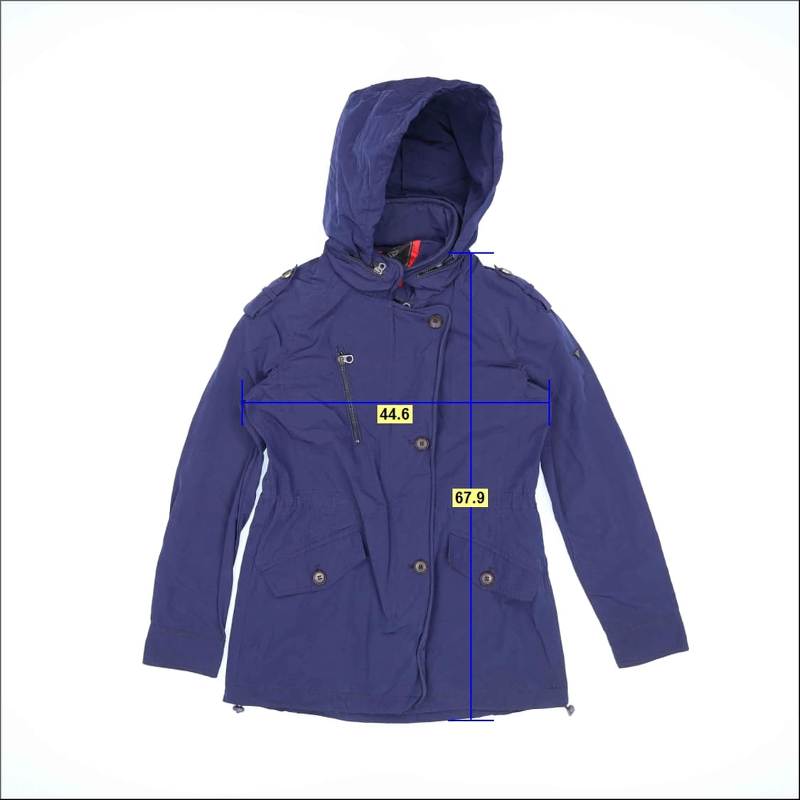 [XS] 게스 여성 야상 후드 자켓 0102H1 상품이미지5