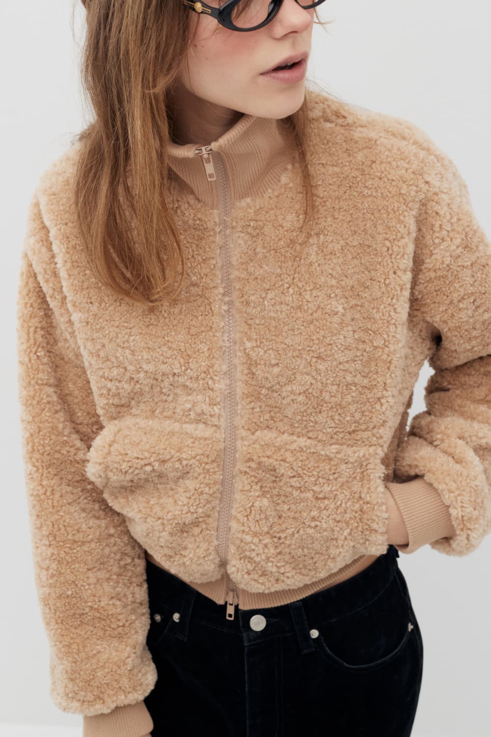 로우클래식 soft fur jacket S 상품이미지3