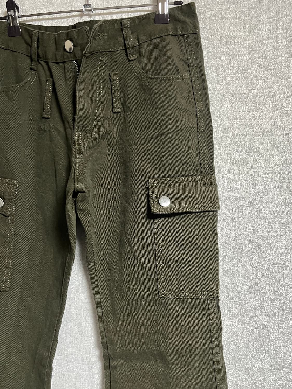 빈티지 부츠컷 플레어진 카고팬츠 M 상품이미지3