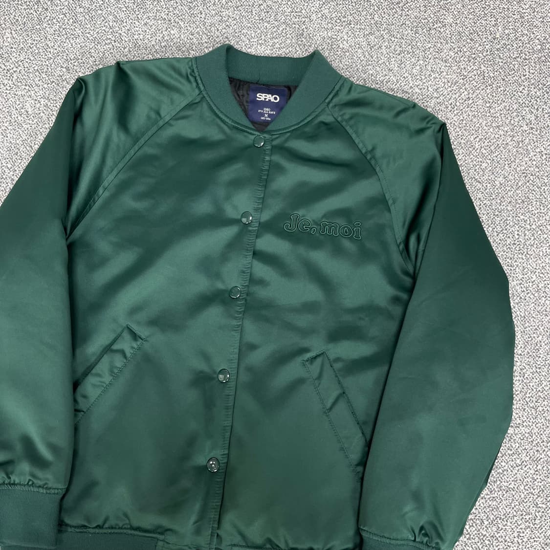 <스파오 워싱 바시티 자켓> No.1383 상품이미지5