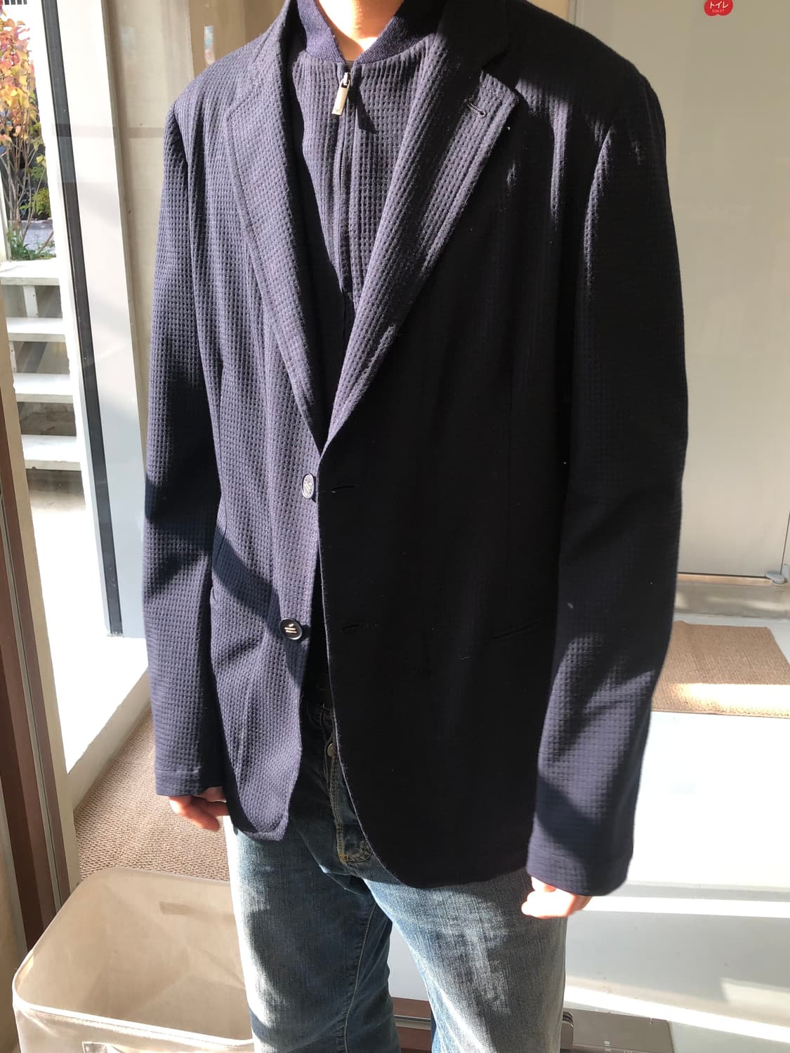 엠포리오 아르마니 레이어드 블레이저 상품이미지3