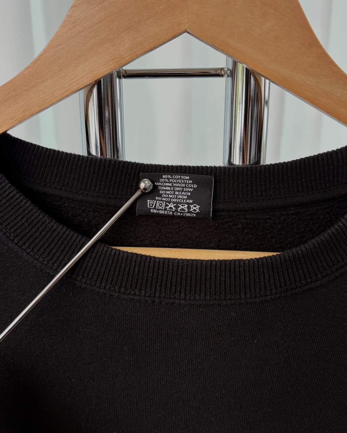 [M]스투시 로즈 헤비코튼 기모 맨투맨 상품이미지7