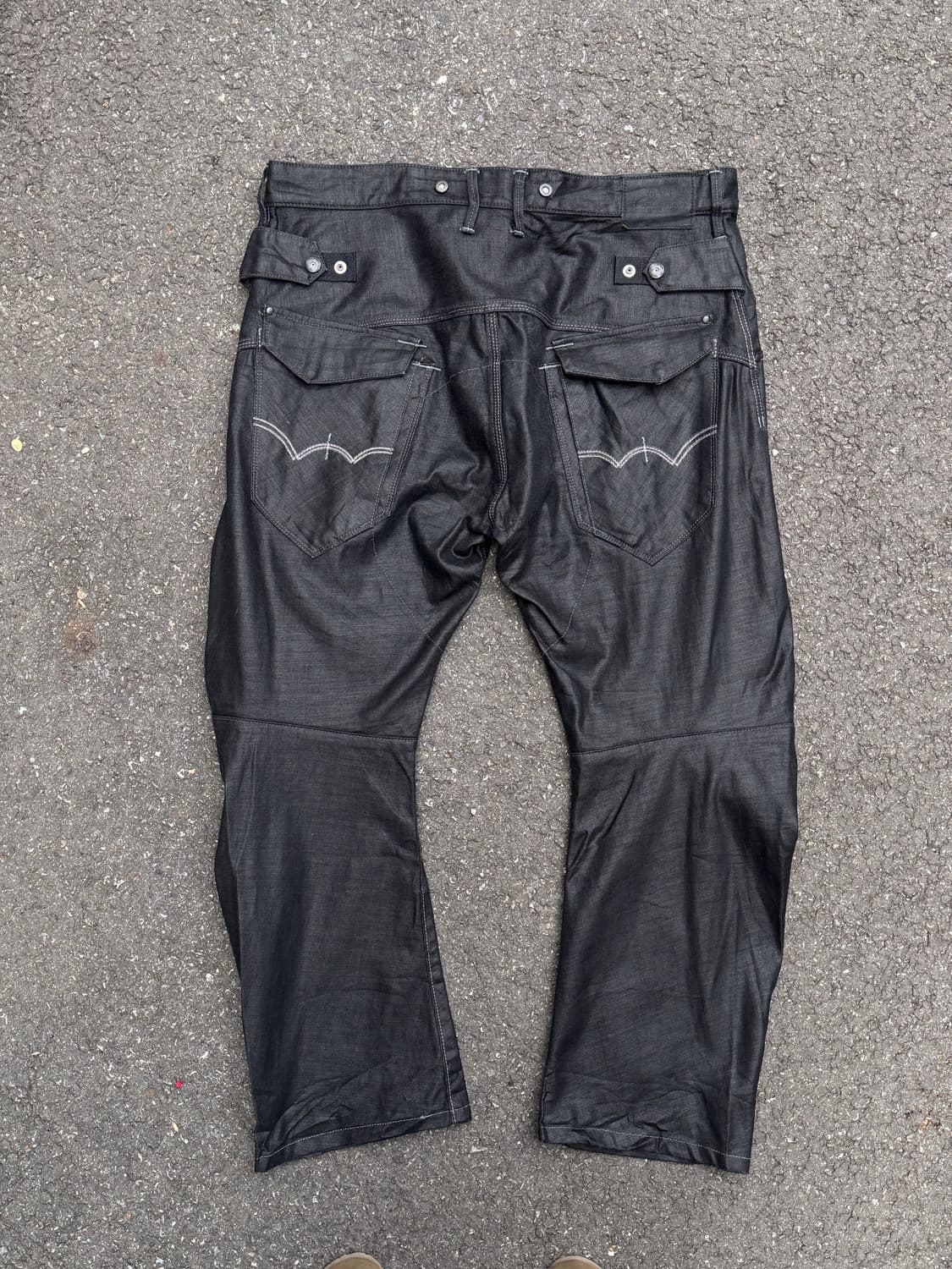 Edwin 재팬 에드윈 디테일 3D 블랙 코팅진 상품이미지3