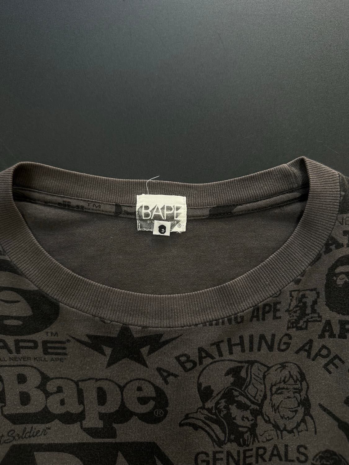 베이프 OG 프린팅 풀로고 롱슬리브 상품이미지5