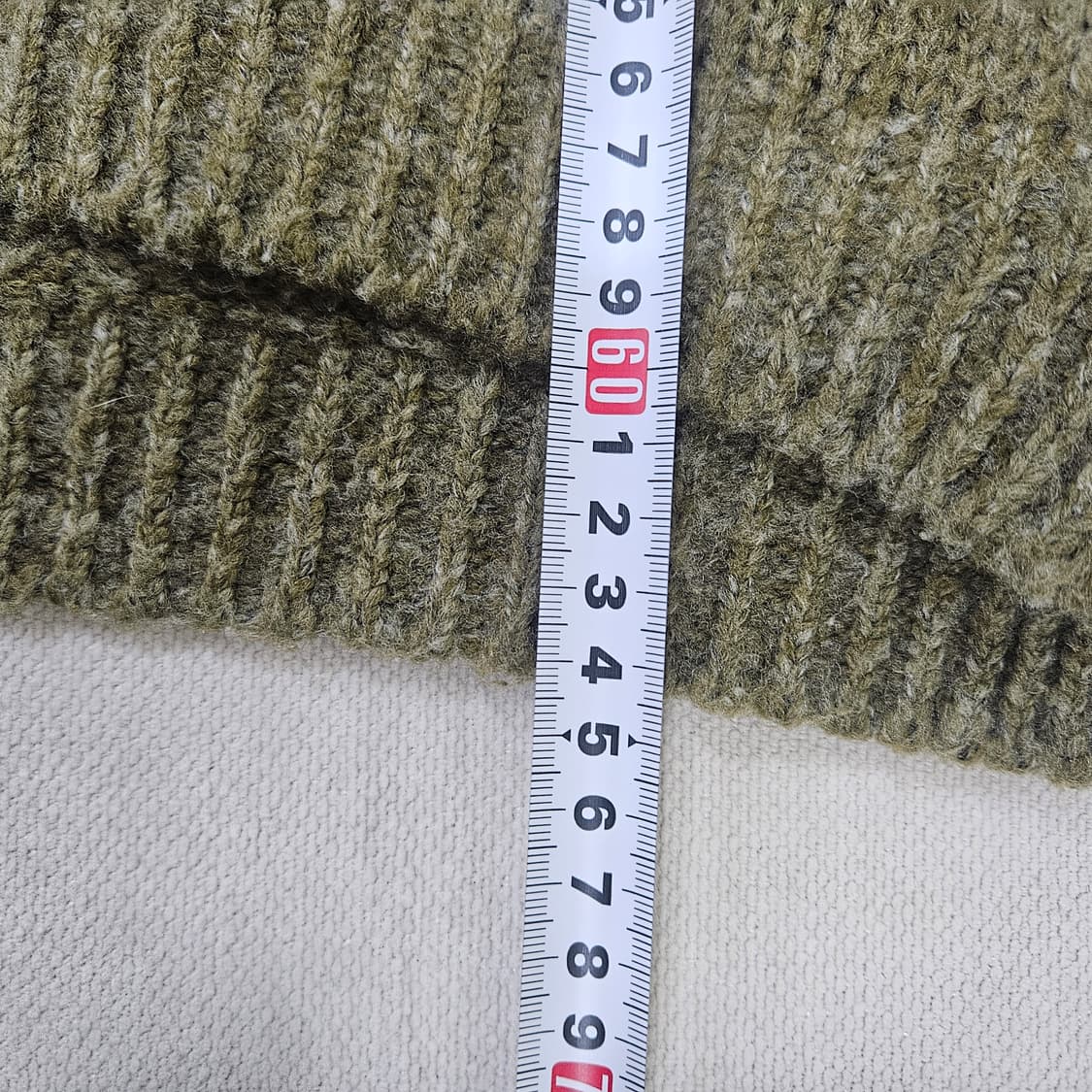 실측확인 빈티지 케이블 니트 0303Y 상품이미지4