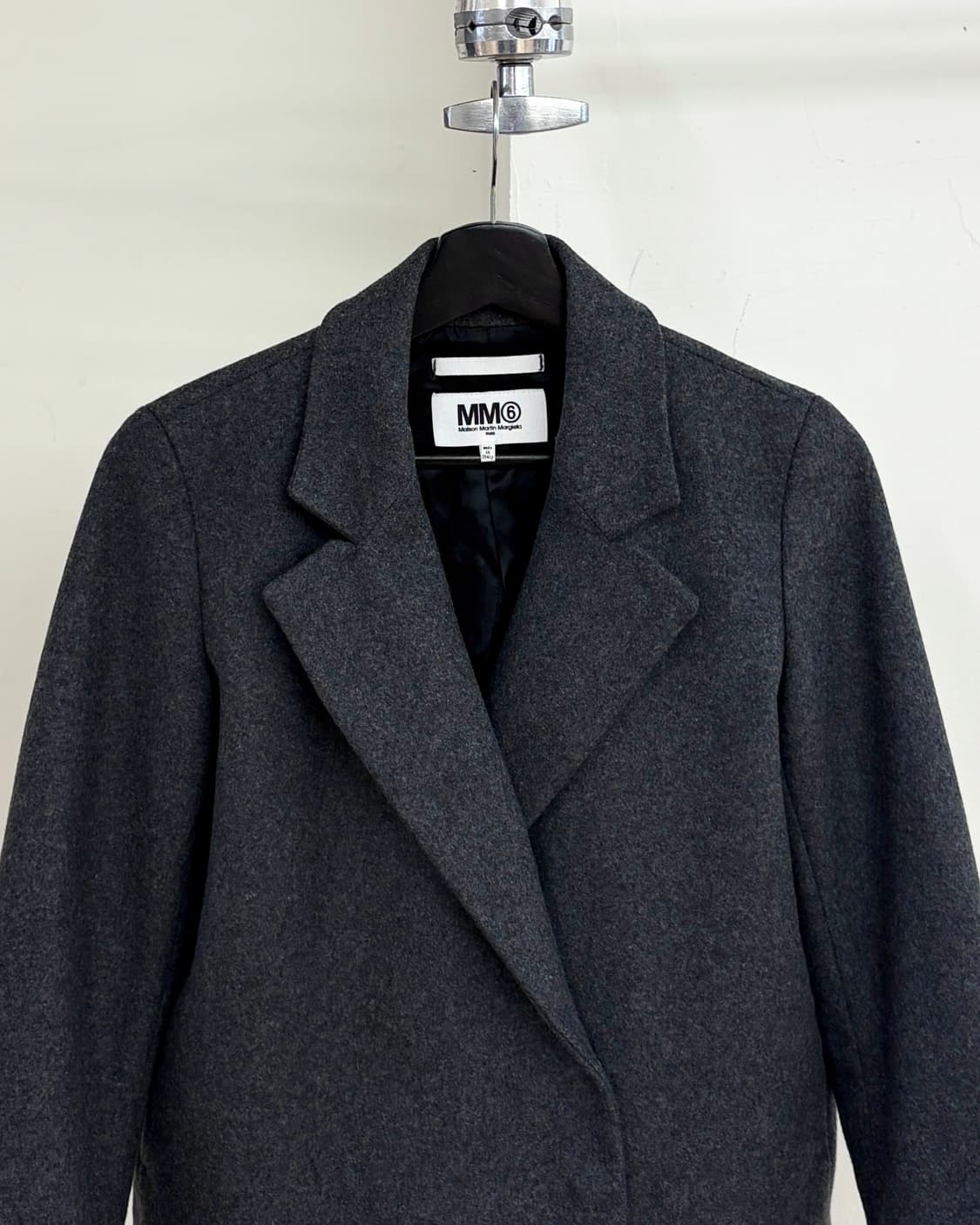MM6 차콜 울 스냅버튼 블레이저 자켓 상품이미지2