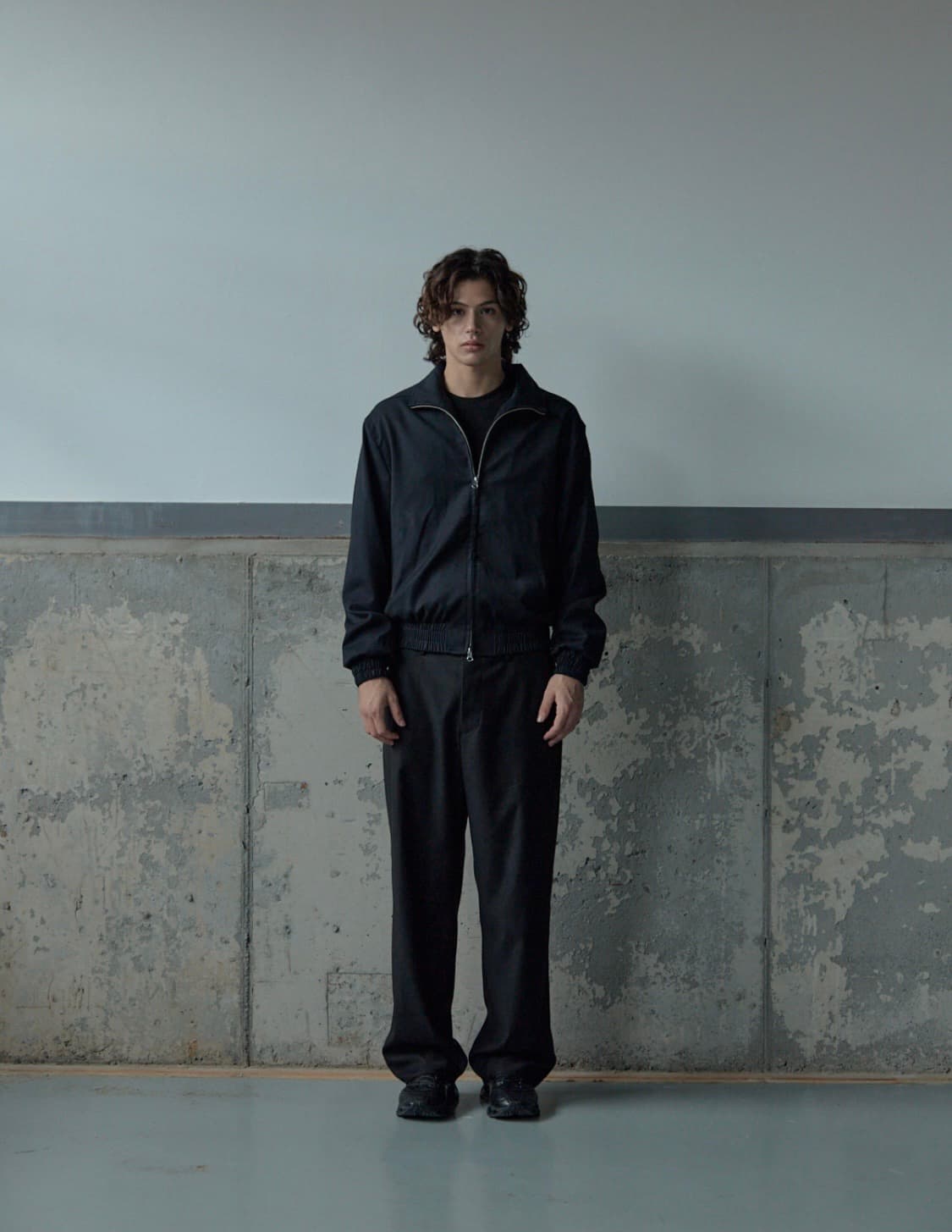 High neck jacket(Dark navy)    L사이즈 상품이미지4