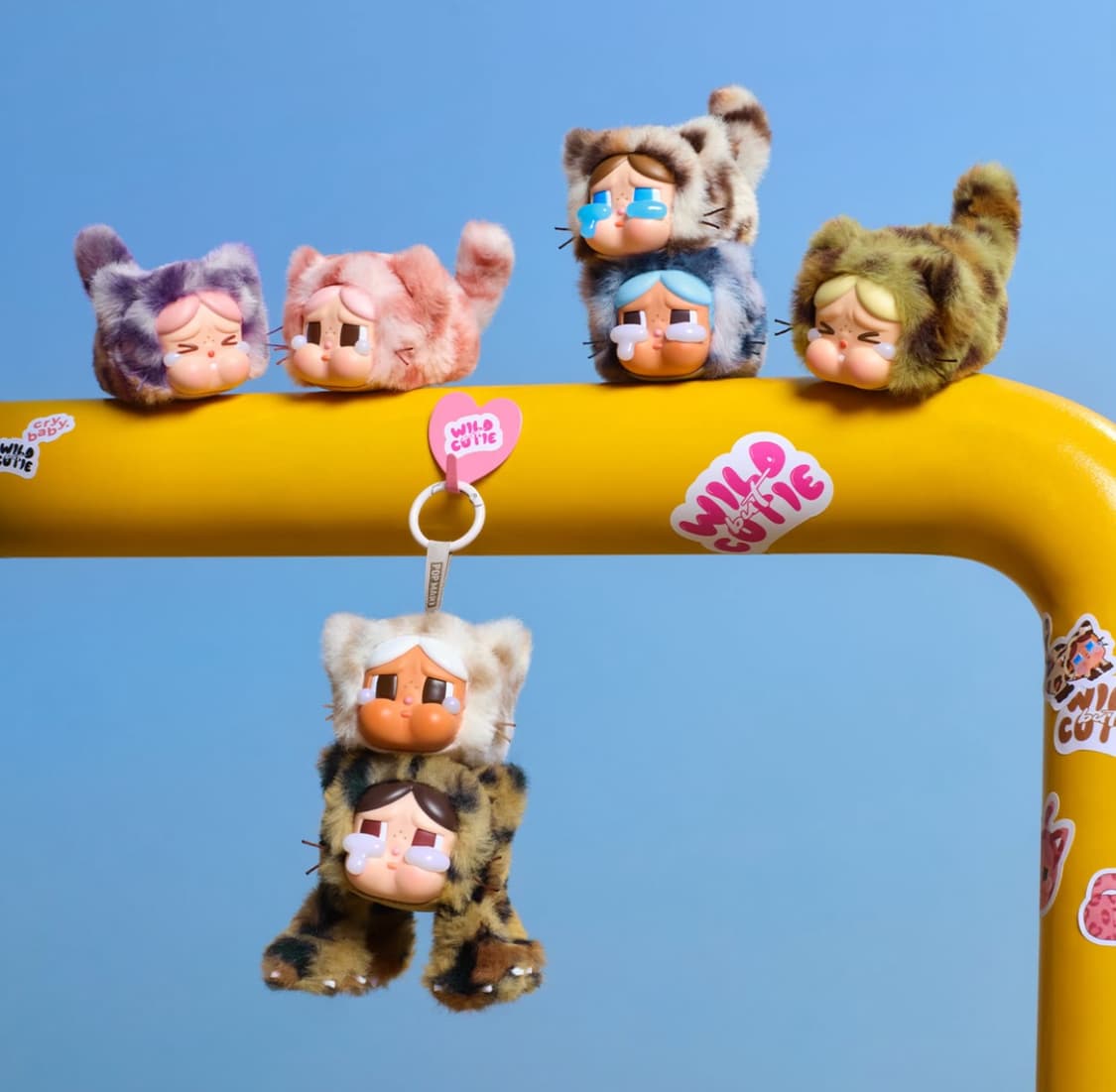 크라이베이비 표범 냥이 키링 팝마트 새상품 상품이미지5