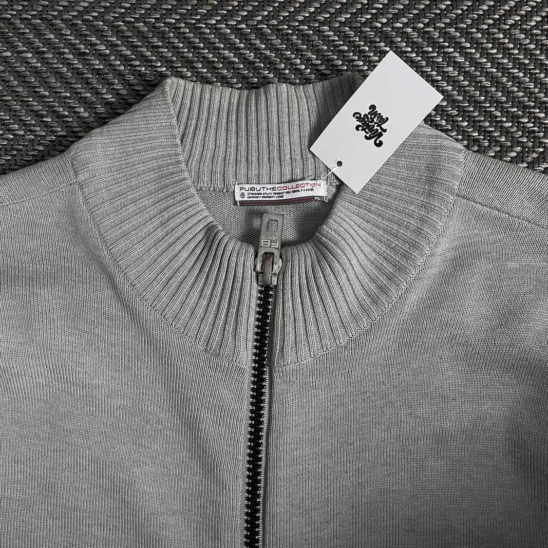 00s 후부 빅로고 올드스쿨 니트 집업o 3190 상품이미지5