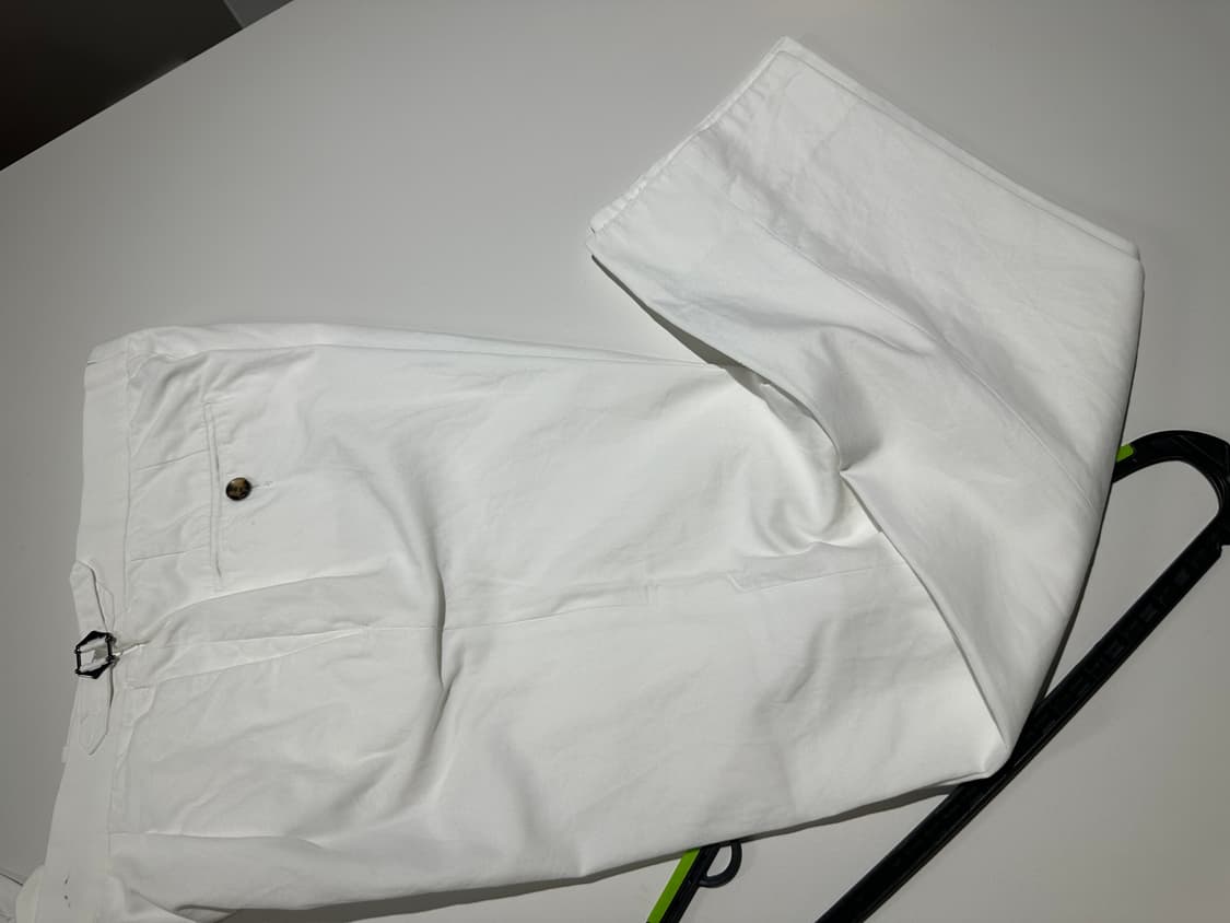 수트서플라이 크롭 화이트 팬츠  상품이미지4