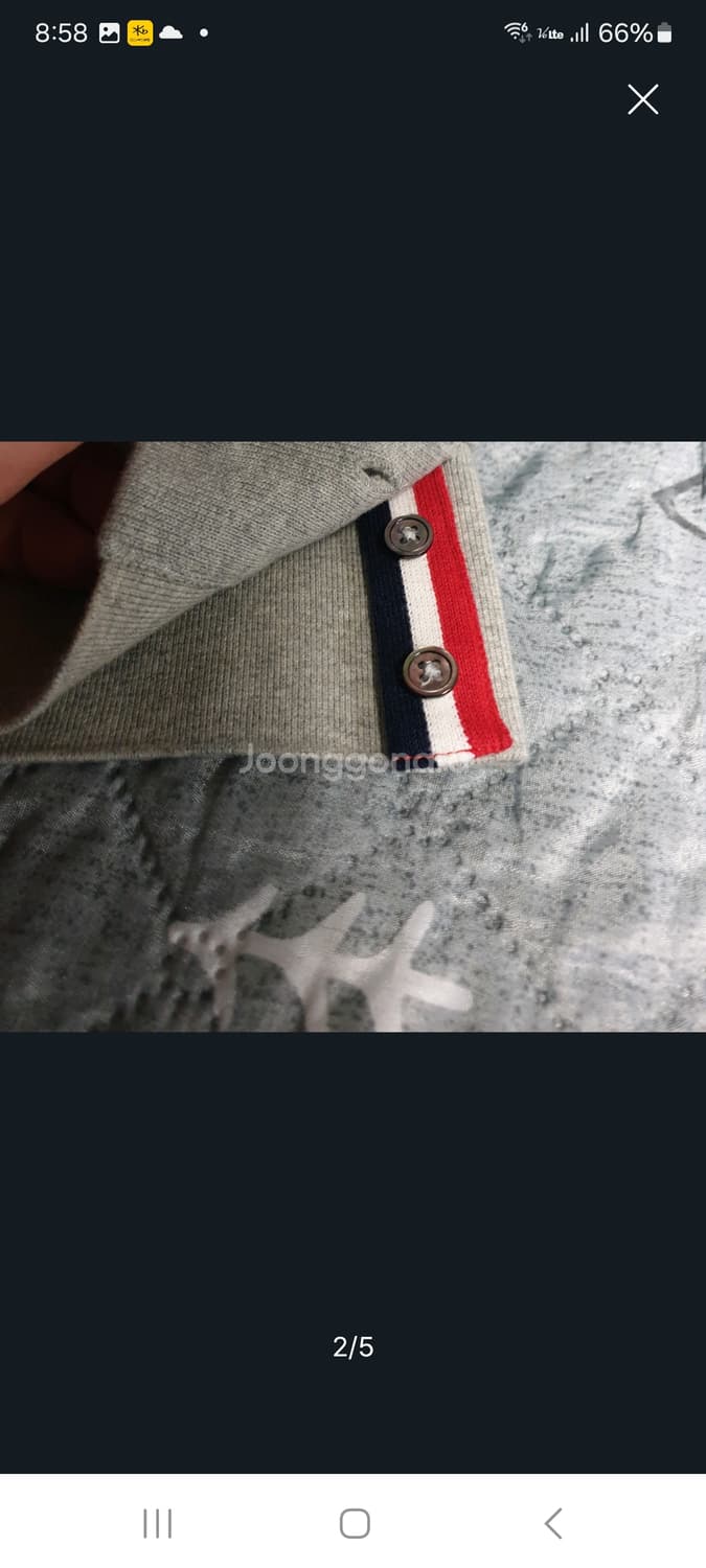 톰브라운 맨투맨그레이.  L/XL 상품이미지2