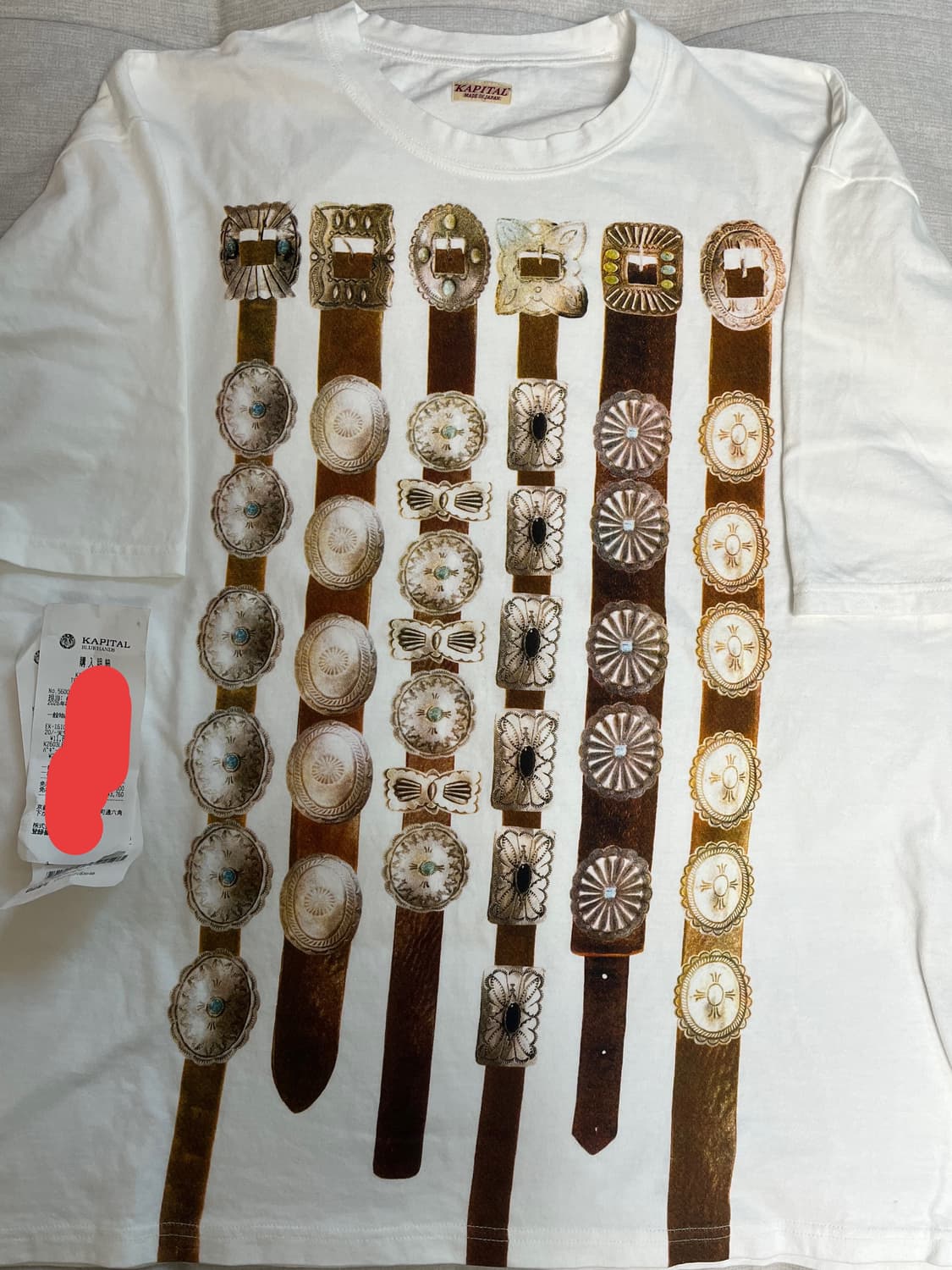 캐피탈 콘초 화이트 반팔 상품이미지1