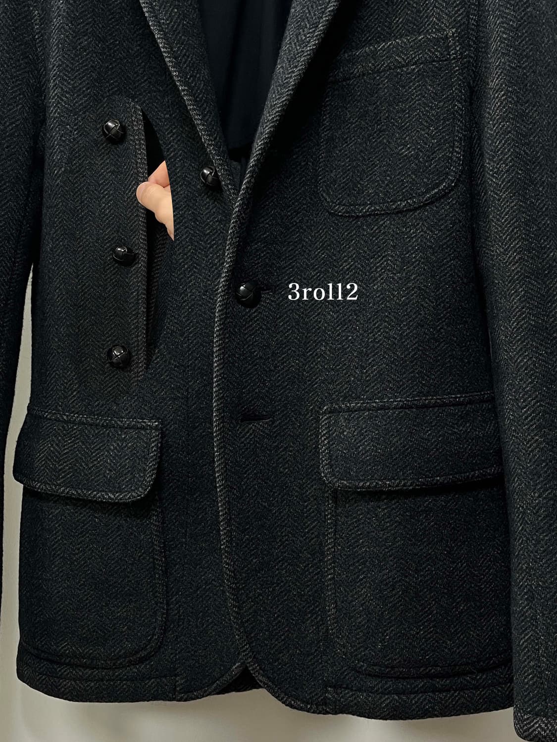 폴로 랄프로렌 뉴스보이 헤링본 울 헌팅 스포츠 코트 자켓 상품이미지6