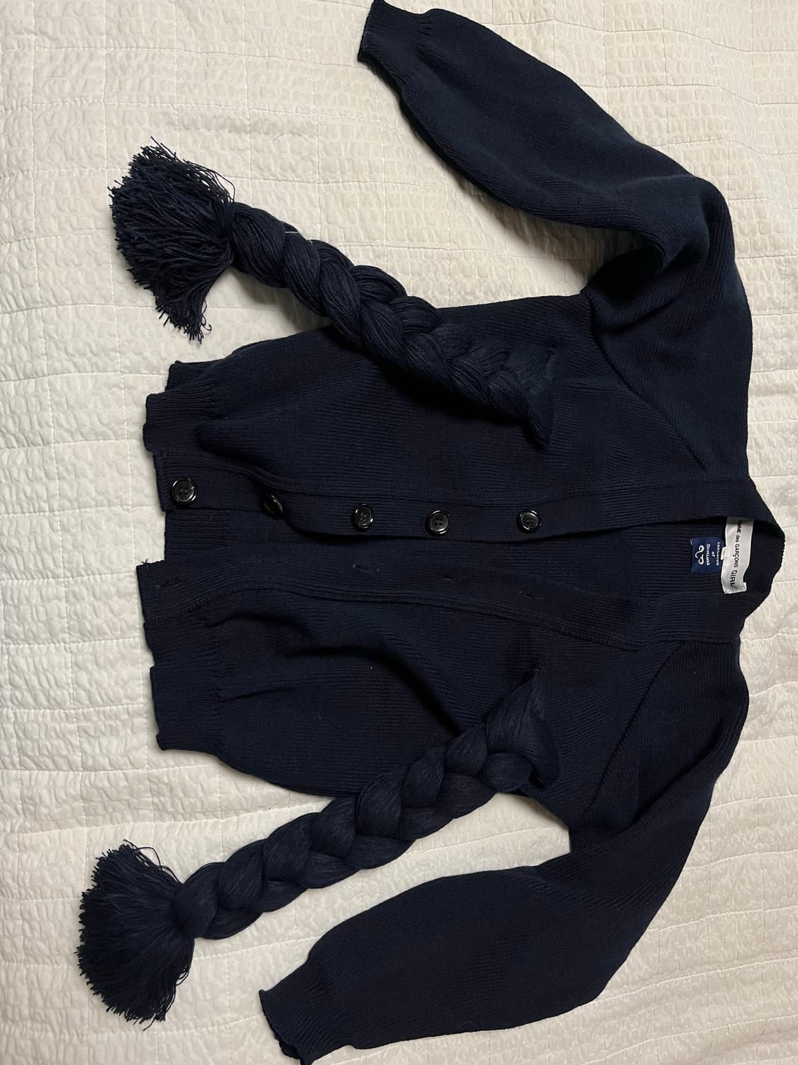 comme des garcons / 꼼데가르송 브레이드 가디건 상품이미지3