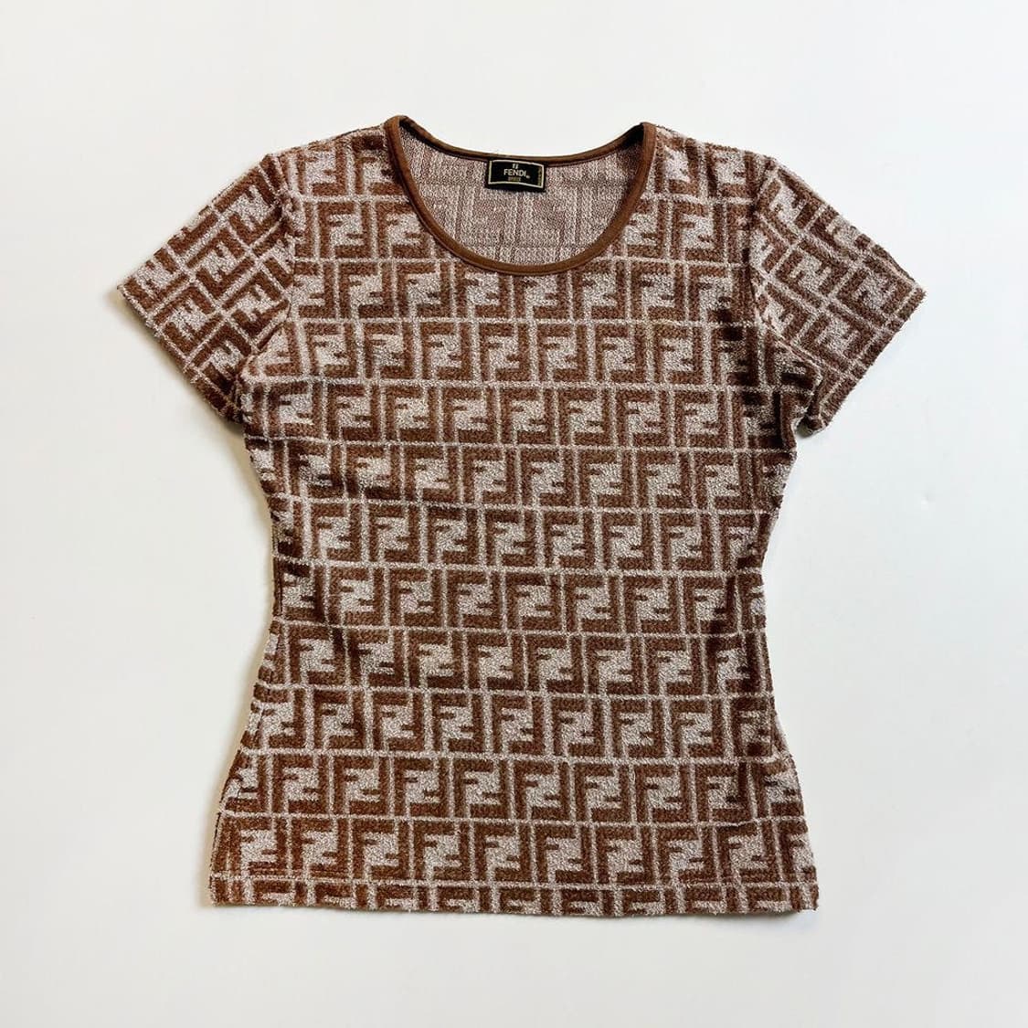 펜디 FENDI 00s 조카 패턴 반팔 티셔츠 PR1781 상품이미지1