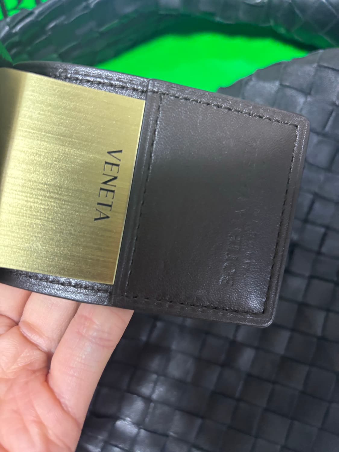 보테가베네타 조디백 클래식 블랙 은장(정품) 상품이미지6