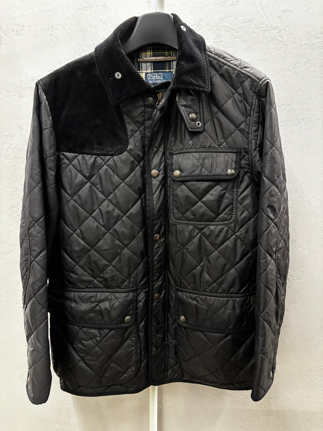 폴로 랄프로렌 퀼팅 자켓 블랙 L 상품이미지2