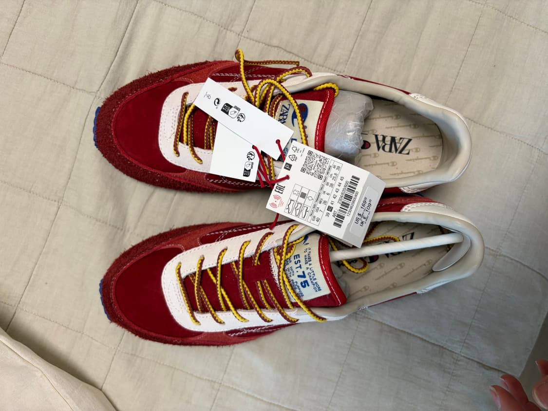 자라 챔피온 스니커즈 새상품 40사이즈 상품이미지1