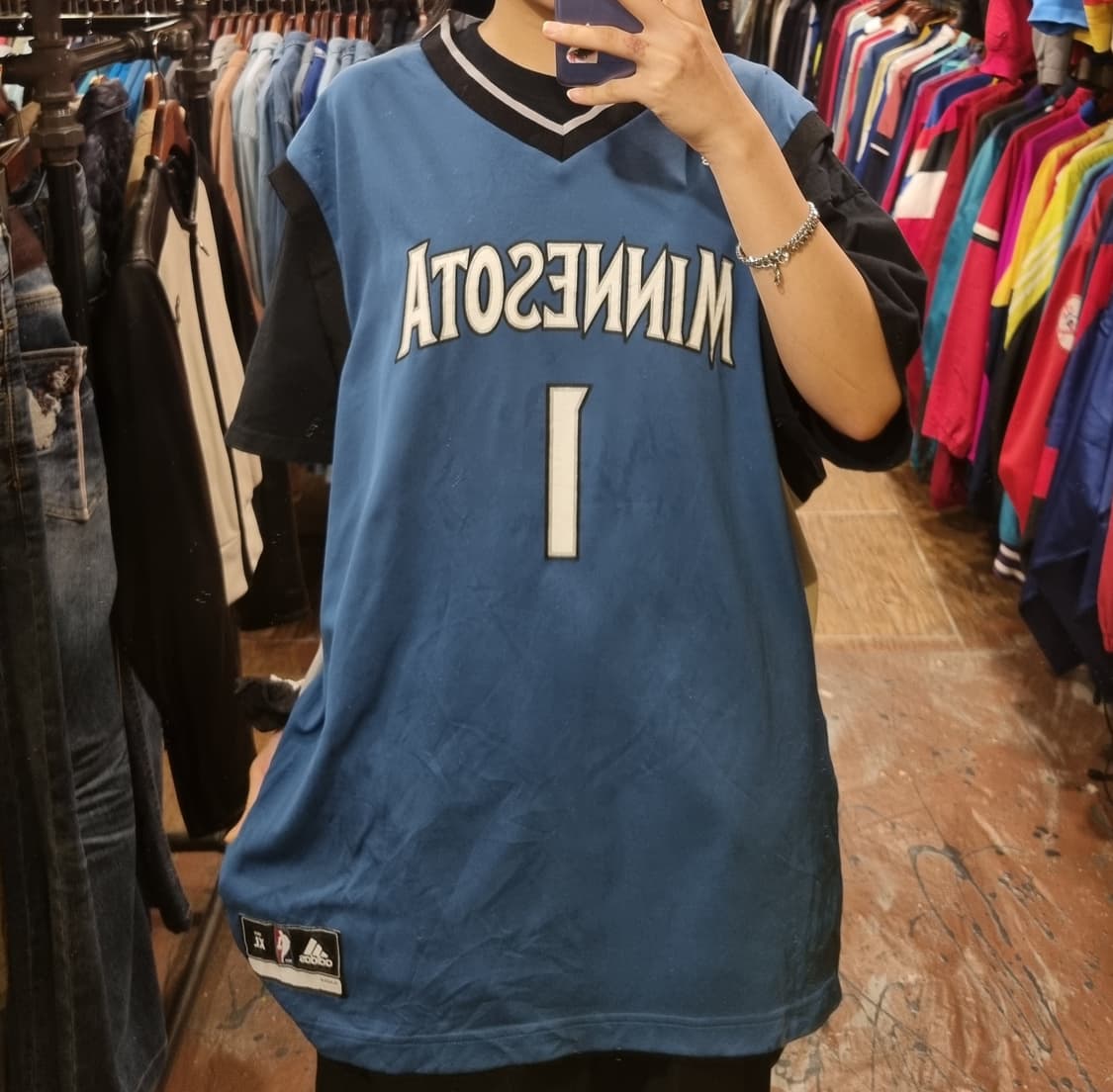 [Hi] NBA 아디다스 농구나시 블루 상품이미지3