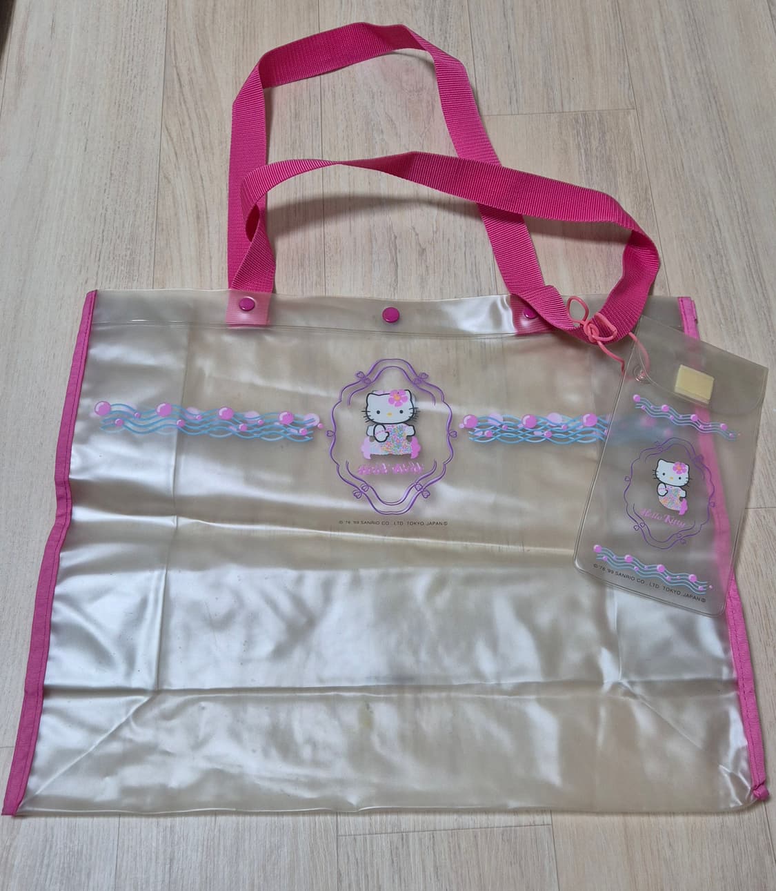 빈티지 고전 산리오 인어 헬로키티 비치백 가방 상품이미지1