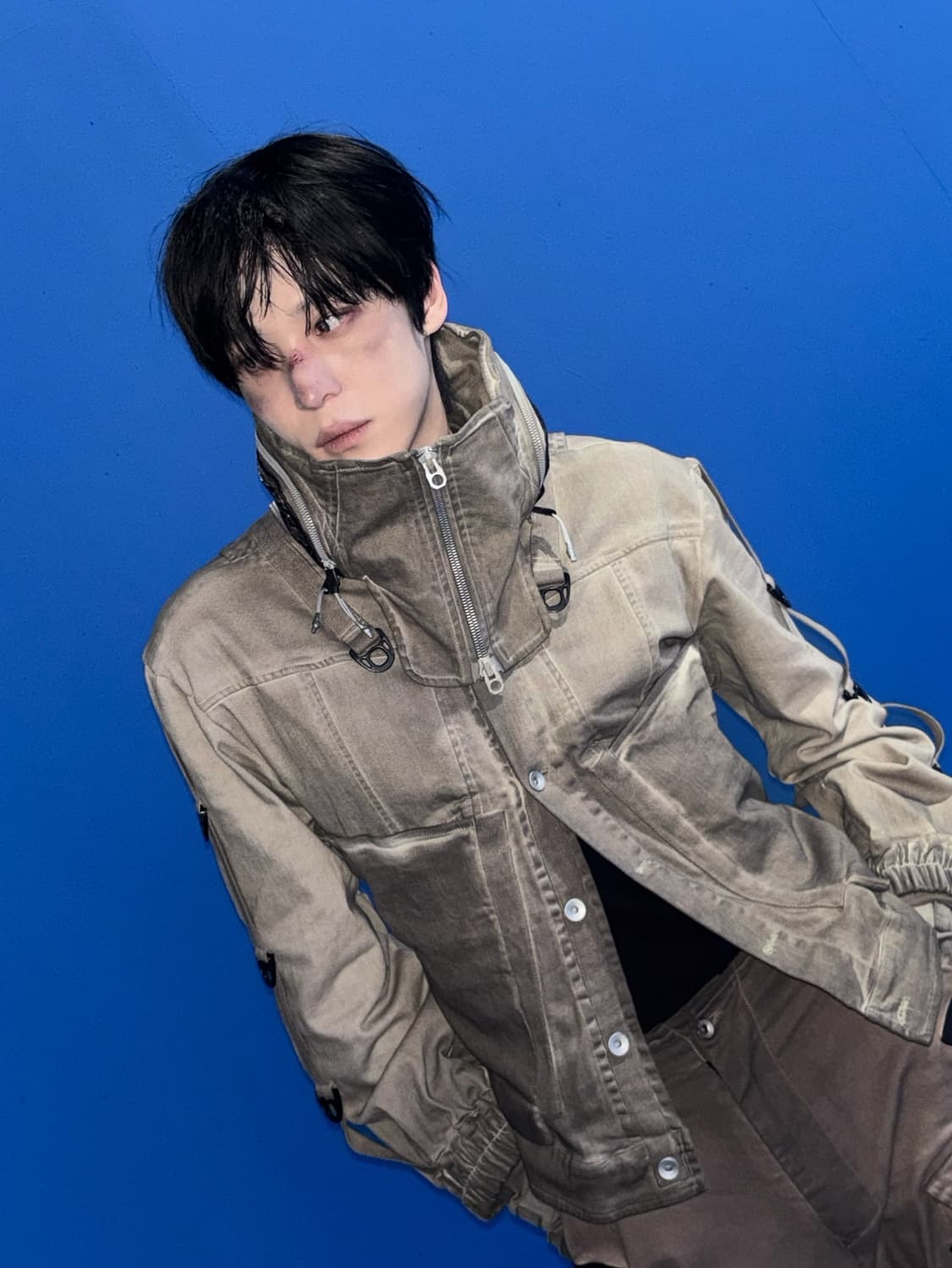 25fw DENIM MOTORCYCLE UTILITY JACKET 상품이미지2