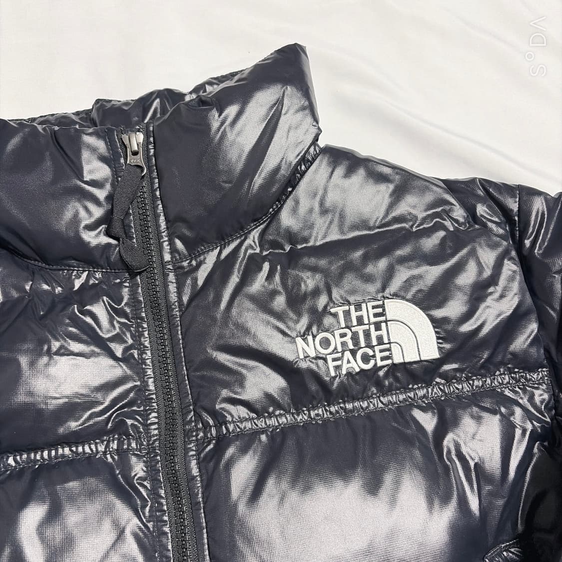 노스페이스 700 블랙 크롭 패딩 S 상품이미지4