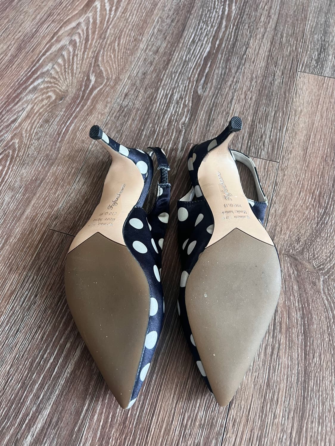 새틴? 실크느낌 소재 슬링백 펌프스 힐  상품이미지3